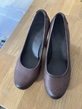 JANA FASHION | Pumps Schlüpfschuh | braun | EU 38 UK 5 | Leder | Damen | Schuhe