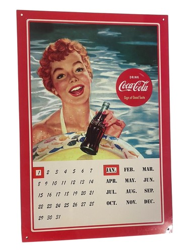 Coca cola ewiger kalender - coca,