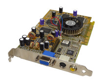 MEDION ASUS  AGP-V7700 GeFORCE 2 GTS 32MB AGP GRAFIKKARTE VGA S-VIDEO  #GK9388