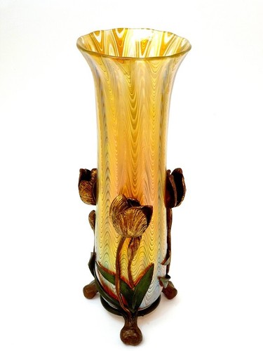 Loetz witwe vase mit - loetz,