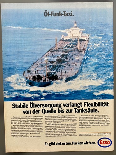 Esso öltanker öl - Öltanker, Öl-funk-taxi