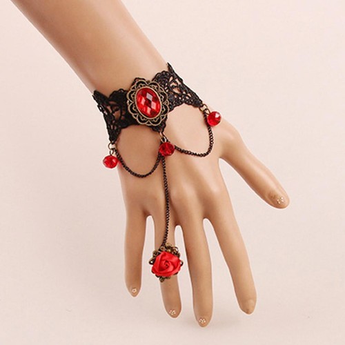 Handkette armband ring - armband, rose