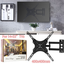 Universeller TV-Wandhalter für 14-55 Zoll Fernseher LCD-,LED-,Plasma-, 400x400mm