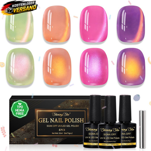 Nagellack set farben cat - uv,