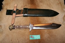 ungebrauchtes Jagdmesser  Solingen Original Waidblatt + Lederscheide von Puma