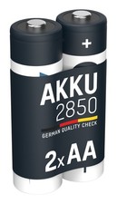 2x ANSMANN NiMH Akku Mignon AA Typ 2850mAh (min. 2650mAh) HR6 5035202