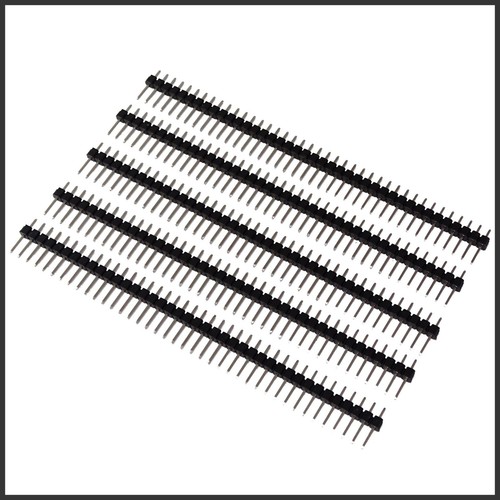 Stiftleiste schwarz 40 - 5x, |