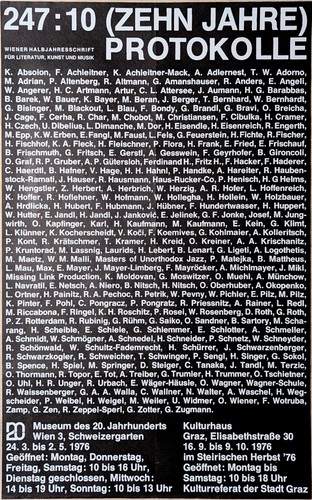 Poster plakat museum des - museum, 20