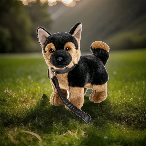 Schäferhund mit leine - schäferhund,