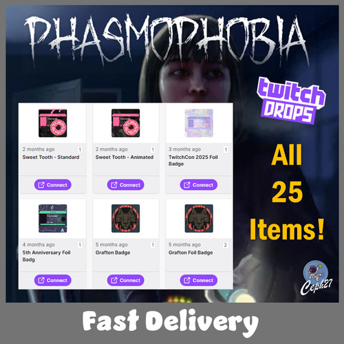 Phasmophobia twitch drops - twitch,