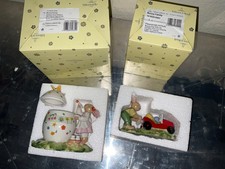 2x Villeroy und boch Bunny Osterei dose Malerin Hasenjunge mit Auto