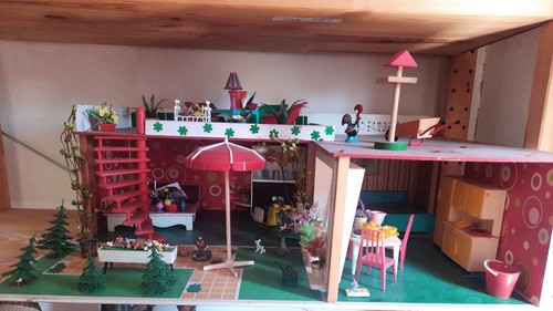 Puppenhaus bungalow mit - bungalow, viel