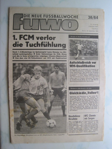 Ddr fuwo 5 - ddr, 5.spieltag