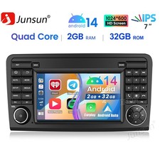 2GB+32GB Android 14.0 Autoradio WIFI Für Mercedes Benz M-Klasse W163 ML350 ML320