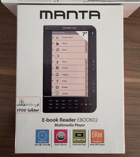 Book reader manta ebook02 - book,
