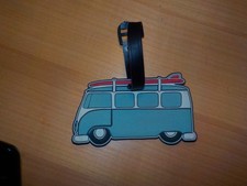 Koffer-Anhänger - Tag - VW Bus - Bulli-Form - Adress-Anhänger, Taschenanhänger