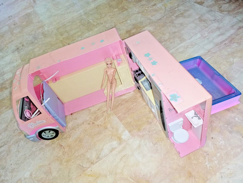 Barbie mattel camper party - barbie,
