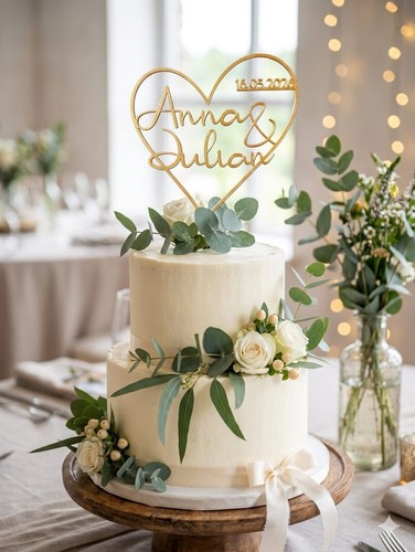 Cake topper personalisiert - topper,