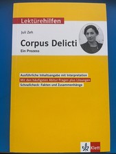 Klett Lektürehilfen Juli Zeh