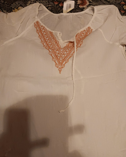 Damen bluse tunika - damen, weiß