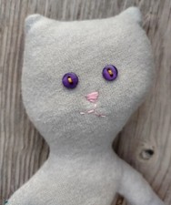 Textilspielzeug Katze