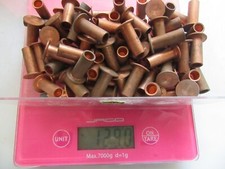 74 Bremsbelagnieten 10*25 Kupfernieten halbhohl Bremsbackennieten LKW, Nieten