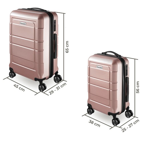 2tlg reisekoffer set trolley - reisekoffer,