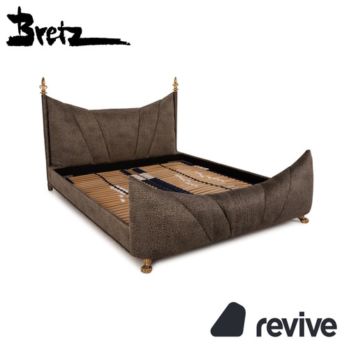 Bretz ali baba samt bett - bretz, braun