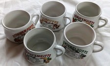 5 wunderschöne Suppentassen Suppenschüsseln Suppenteller mit Rezept Unbenutzt!