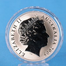 Australien 5 Dollar 2005 Kangaroo 1 oz. 999 Silber unz