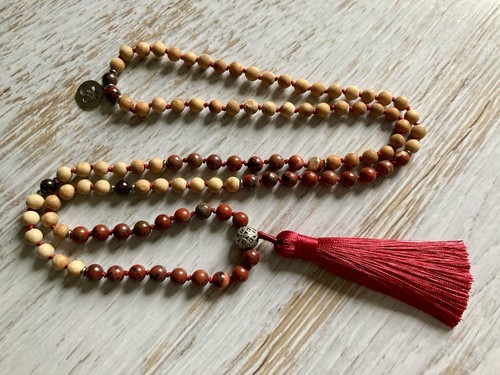 Mala kette wurzelchakra - wurzelchakra,, roter