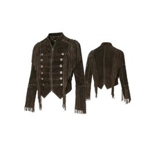 Western Wildleder Jacke Stars