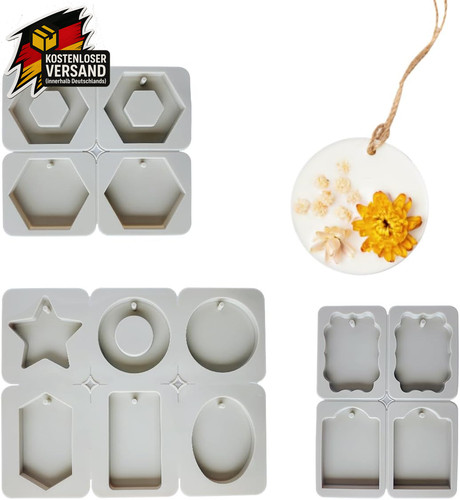 Silikonform set für seife - set,