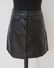 Damen Minirock Gr. 34 Schwarz
