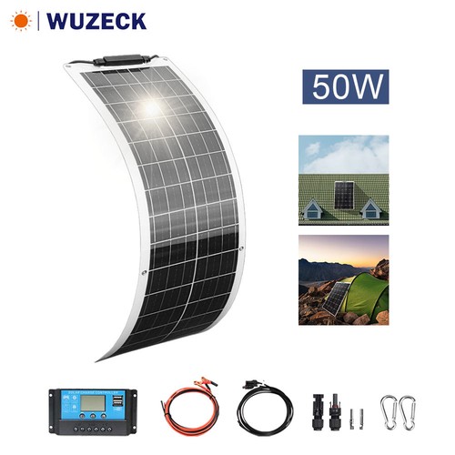 50w 12v flexible solarmodul - flexible,