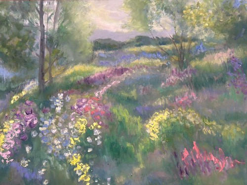 Original oil painting board - oil,