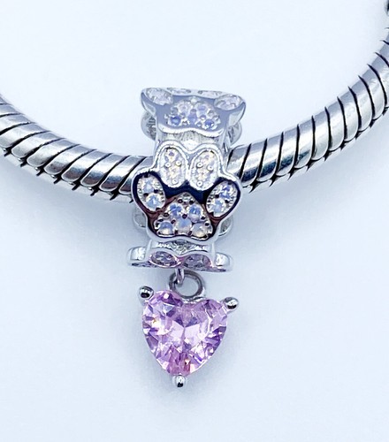 Opal pfotenabdruck charm bead - pfotenabdruck,
