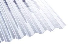 Polycarbonat Lichtplatte Wellplatten 1,2 mm klar 15,10€/m² Perfekt für Terrassen