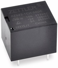 ZETTLER Relais AZ943-1CH-12DE, print, 12 V-, 10 A, 1xUM