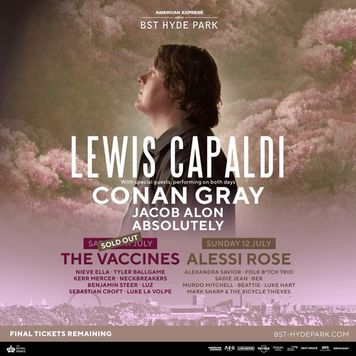 Ticket lewis capaldi 7 - ticket, 12.7