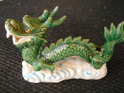 Drachen skulptur keramik - drachen, skulptur,