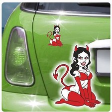 Autoaufkleber Teufel Teufelchen Bad Girl Auto Aufkleber Sticker Tattoo DA490 