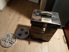 Siemens 16mm Filmprojektor "Siemens Standard" – mit Haube & Griff – Vintage Samm