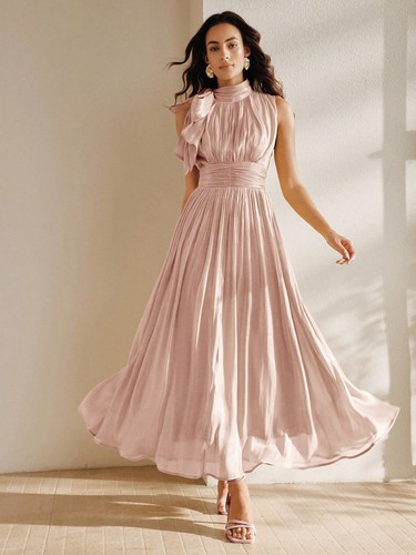 Elegantes langes damenkleid - elegantes,