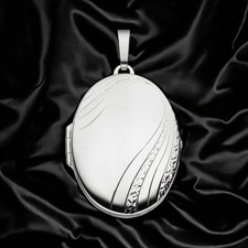 Medaillon oval 925 Sterling