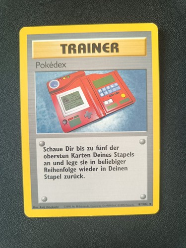 Pokémon karte pokédex - pokémon, karte: