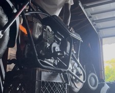 Black Mini Motorcycle with