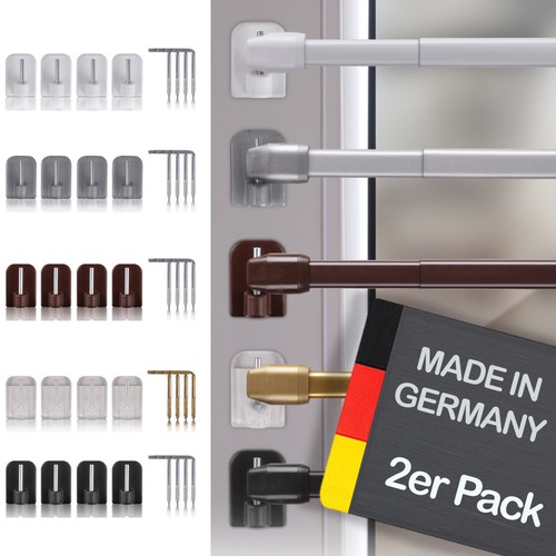 Ausziehbare gardinenstange 2er - ausziehbare,