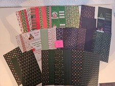 Bastelpapier -  40 Bögen - X Mas  -  Basteln  -  Karten - Scrapbooking u.sw