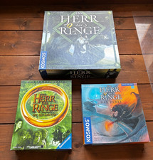 3 Spiele Herr der Ringe HdR Ravensburger Kosmos Brettspiel Kartenspiel